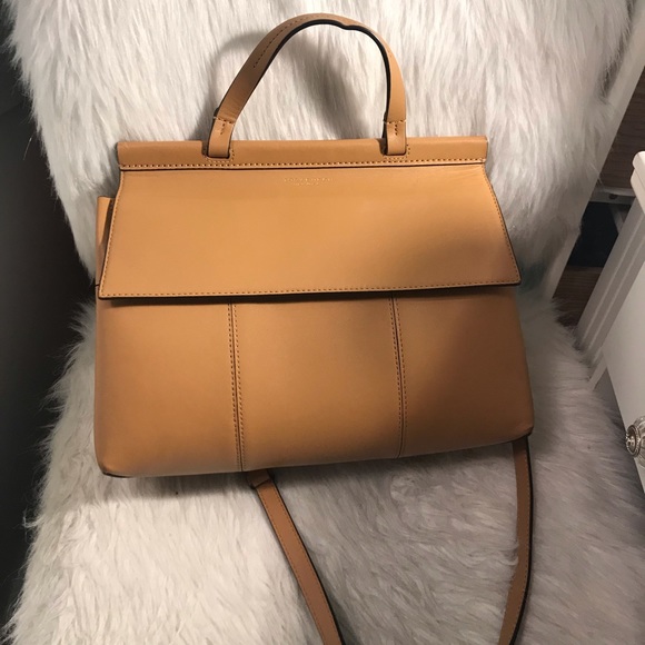 Tory Burch Handbags - Tory Burch Block-T Leather Satchel